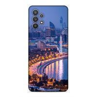 Samsung Galaxy A32 Uyumlu Kılıf Azarbaijan (29) Arka Koruma Kılıfı Akşam Şehir