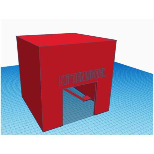 Kedi Yavrusu Oteli Yavrular için Tasarlandı (Bu ürün Sadece Plastik parçadır - Almadan Önce Soru Sorabilirsiniz)