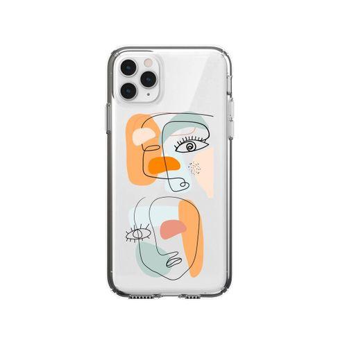 iPhone 11 Pro Colored Art Desenli Premium Şeffaf Silikon Kılıf