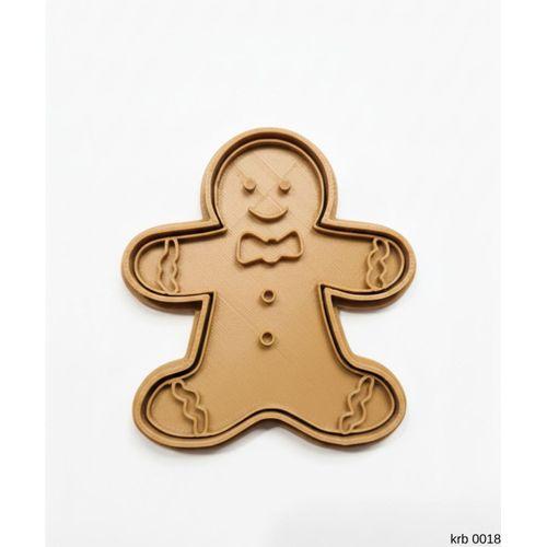 Gingerbread Adam Zencefilli Adam Sekillendirici Kalip Kurabiye Hamur Kesici Oyun ve Seker Hamuru Seti