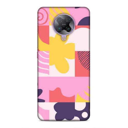 Xiaomi Redmi K30 Pro Uyumlu Kılıf Insomnia (22) Tam Koruma Kılıfı Pembe Sarı