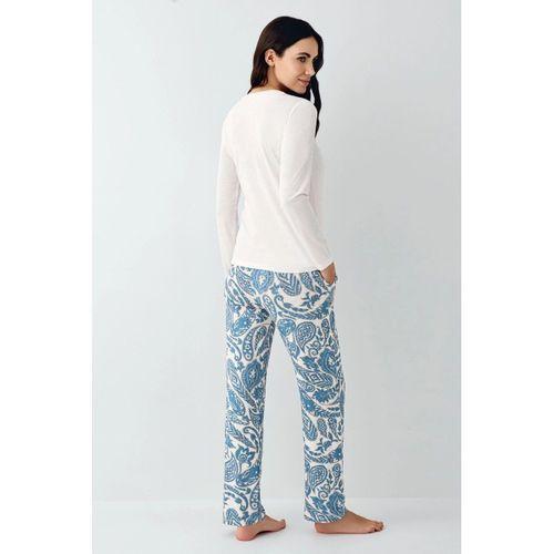 Pierre Cardin 9074-s Kadın Uzun Kol Pijama Takım