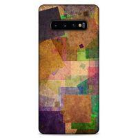 Lopard Samsung Galaxy S10 Plus Uyumlu Kılıf Soyut Sanat (37) Baskılı Silicone Cover