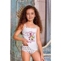 Kız Çocuk Çilekli Dondurma Baskılı Kız Çocuk Slip Takım Berrak-5531