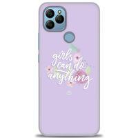 General Mobile GM 22 Kılıf HD Baskılı Kılıf - Anything + Tam Ekran Koruyucu