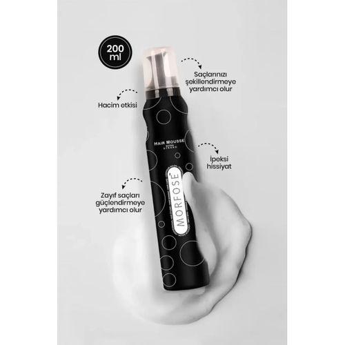 Extra Strong Saç Köpük 200 ML - Ekstra Hacim Tutuş - mrfs