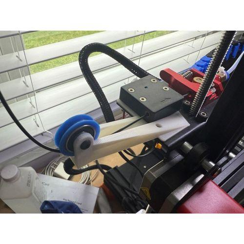 Ender 3 Max Neo Alt Filament Rulo Kılavuzu 3D Baskı (Bu ürün Sadece Plastik parçadır - Almadan Önce Soru Sorabilirsiniz)