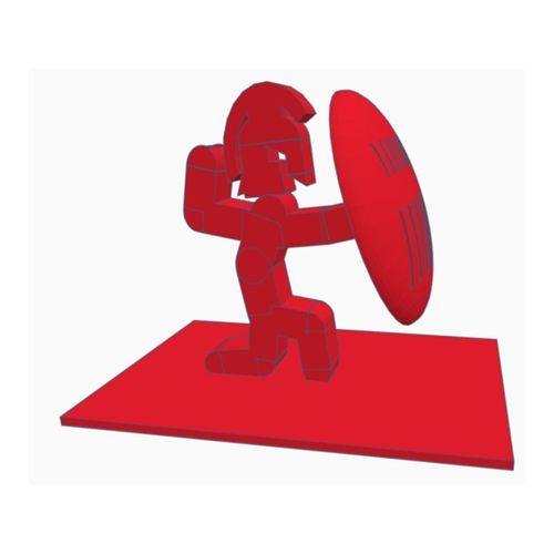 Gladyatör Temalı SD Kart Saklama Kutusu (Bu ürün Sadece Plastik parçadır - Almadan Önce Soru Sorabilirsiniz)