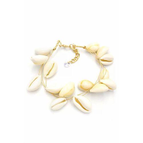 Deniz Kabuğu Bileklik - Beyaz