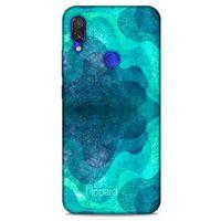 Xiaomi Redmi Note 7 Pro Kılıf Pastel Renkler (6) Silikon Kılıf Mavi Yeşil