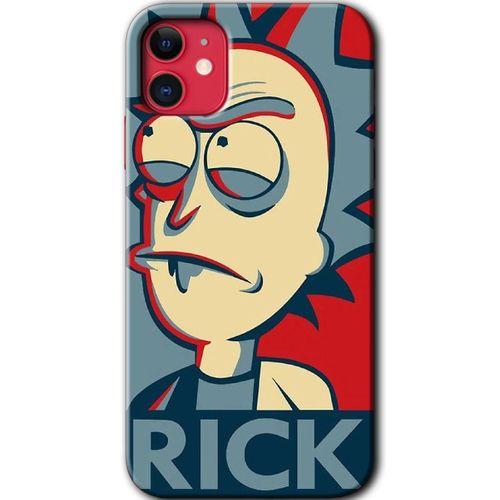 iPhone 11 Kılıf Baskılı Kapak - Rick News +Tam Kaplayan Mat Seramik