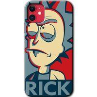 iPhone 11 Kılıf Baskılı Kapak - Rick News +Tam Kaplayan Mat Seramik