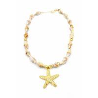 Deniz Kabuklu Yıldız Kolye - Altın