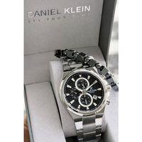 Daniel Klein Erkek Kol Saati 30 Metre Suya Dayanıklı Çelik Kordon + Bileklik Hediyeli VS.BLKT.0813