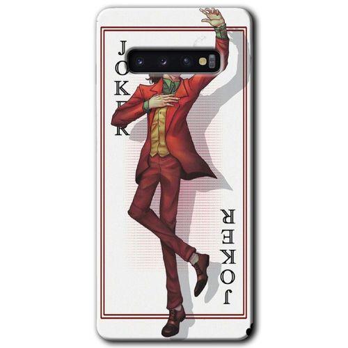 Samsung Galaxy S10 Kılıf HD Desen Baskılı Arka Kapak - Joker İskambil