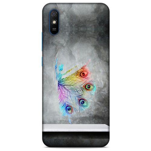Xiaomi Redmi 9A Kılıf Desenli Özel Seri Tüyler (38) Neo Hybrid Kılıf