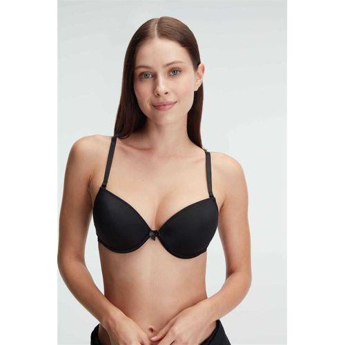 Kadın Balenli Destekli Dolgulu Askıları Çıkabilen İnce Mideli Günlük Klasik T-shirt Sütyeni