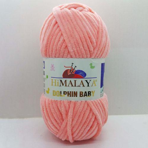 Himalaya Dolphin Baby Kadife Örgü İpi 80323 - Soft Pembe