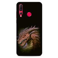 Huawei P Smart Z Kılıf Dragons (18) Telefon Kılıfları Kahverengi Ejderha