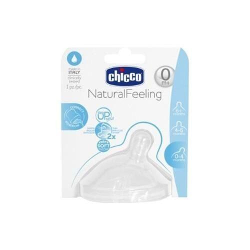 Chicco Chicco Natural Feeling Biberon Emziği 0+ Ay Normal Akış Tekli