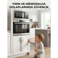 Bebek Güvenlik Dolap Kilidi Çok Amaçlı Çocuk Emniyet Kilit Sistemi