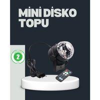 Rgb Led Disko Küresi 7 Modlu Uzaktan Kumandalı