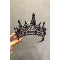 Kajam Model Mor Gelin Kına Tacı ve Küpesi