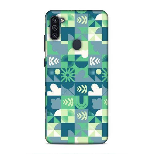 Samsung Galaxy M11 Uyumlu Kılıf Insomnia (39) Liquid Crystal Kılıf Yaprak