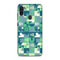 Samsung Galaxy M11 Uyumlu Kılıf Insomnia (39) Liquid Crystal Kılıf Yaprak