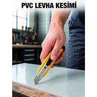 5’li Profesyonel Metal Falçata Seti Ergonomik Saplı Çok Amaçlı Kesici Maket Bıçağı