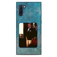 Samsung Galaxy Note 10 Kılıf Atatürk (30) Silicone Case Turkuaz Taş