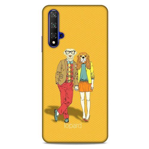 Huawei P Smart S Y8P Kılıf FunnyMaX (13) Silikon Kap Turuncu