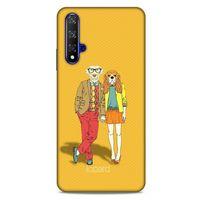Huawei P Smart S Y8P Kılıf FunnyMaX (13) Silikon Kap Turuncu
