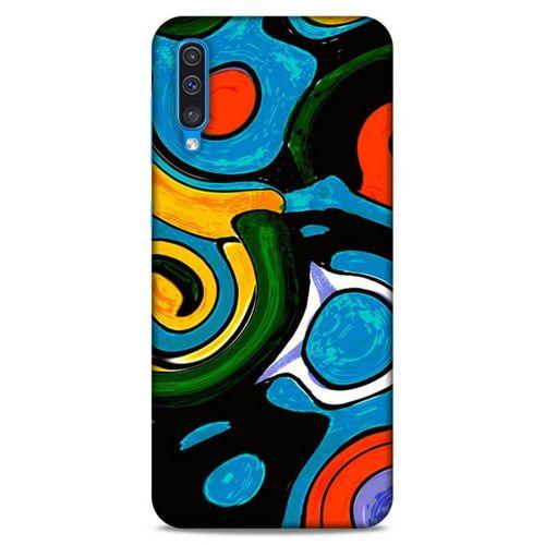 Lopard Samsung Galaxy A50 Uyumlu Kılıf Soyut Sanat (24) Desenli Darbe Emici Kılıf