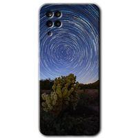 Samsung Galaxy A12 Kılıf Baskılı Kapak - Eclipse Sky +Tam Ekran Koruyucu