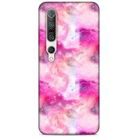 Mermer Desenli (5) Tema Koruma Kabı Fuşya Xiaomi Mi 10 Pro Kılıf