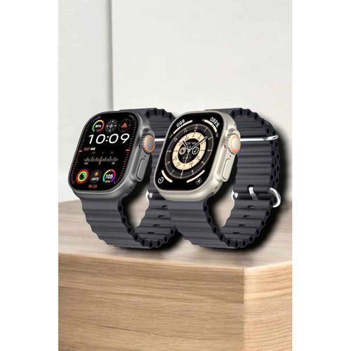 45 Mm Gri Kasa Ultra Akıllı Saat Sesli Görüşme, Sağlık Takibi, Suya Dayanıklı