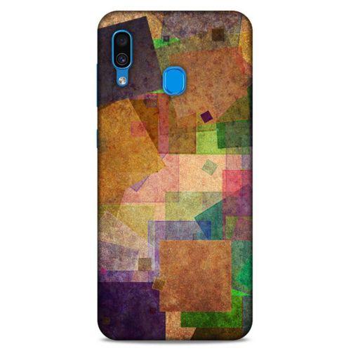 Lopard Samsung Galaxy A30 Uyumlu Kılıf Soyut Sanat (37) Baskılı Silicone Cover