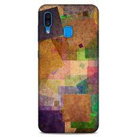 Lopard Samsung Galaxy A30 Uyumlu Kılıf Soyut Sanat (37) Baskılı Silicone Cover