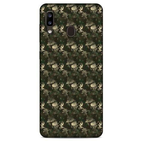Kamuflaj 80 Samsung Galaxy A20 Kılıf Silikon Kapak
