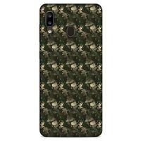 Kamuflaj 80 Samsung Galaxy A20 Kılıf Silikon Kapak