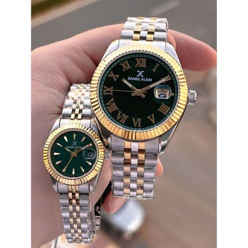 Daniel Klein Vip Seri Çelik Kordon Bileklik Hediyeli 2 Yıl Garantili 3 Atm Cift Saati CF.10030C3