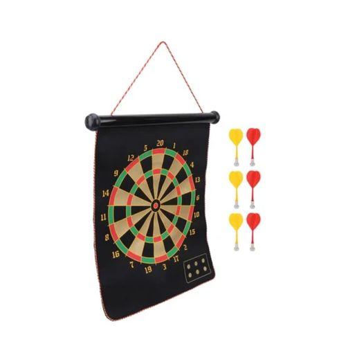 Aile Ve Arkadaş Oyunları İçin Manyetik Dart Tahtası 6 Ok Dahil