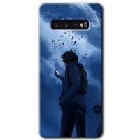 Galaxy S10 Kılıf HD Desen Baskılı Arka Kapak - Sonbahar Yalnızlığı