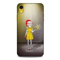Apple iPhone XR Kılıf FunnyMaX (32) Soft Silikon Kılıf Turuncu Kahve