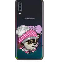 Zoologix (54) Samsung Galaxy A70 Şeffaf Kılıf Silikon Desenli