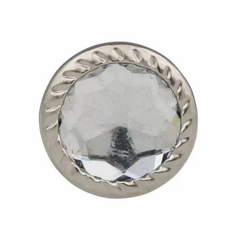 Dekoratif Parlak Taşlı Kabara Raptiye 17 Mm - 500