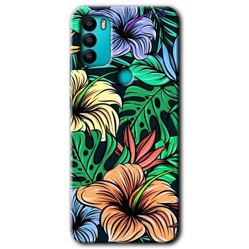 General Mobile GM 21 Plus Kılıf HD Desen Baskılı Arka Kapak - Hibiscus Flowers