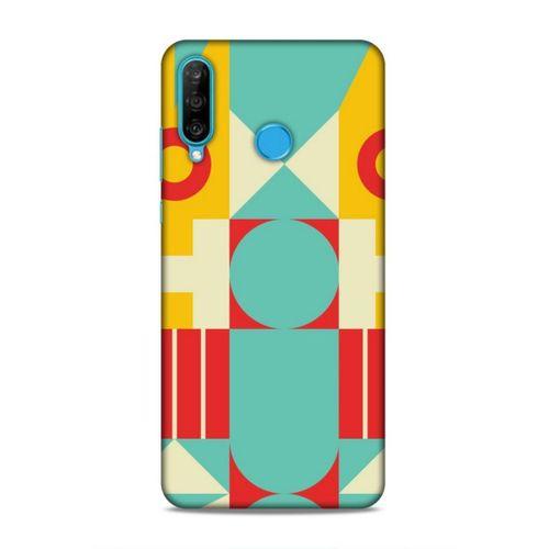 Huawei P30 Lite Uyumlu Kılıf Insomnia (24) Darbe Emici Kılıf Bej Sarı