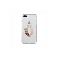 iPhone 7 Plus Ö Harfi Desenli Şeffaf Telefon Kılıfı